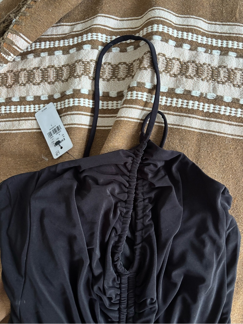 Express black halter dress size large - Picture 4 of 6